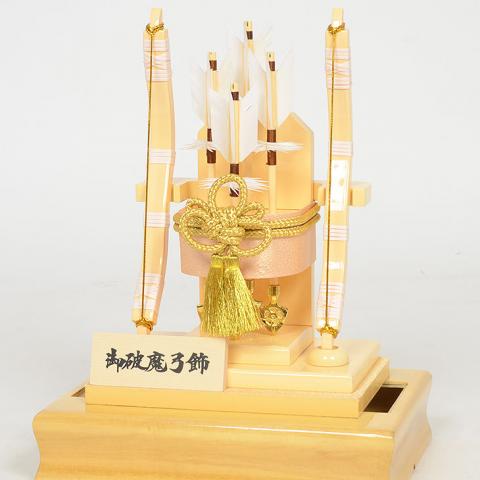 No.107-03  7号　蓮(れん) 初正月のお祝い コンパクトサイズの破魔弓