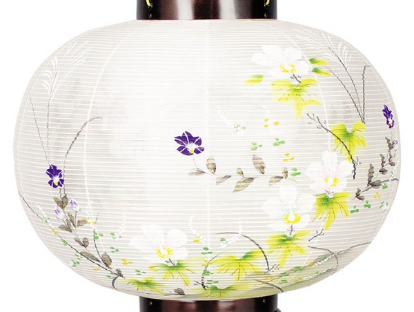 古来より伝統や文化に深く結びついた「桜」の木を使用した盆ちょうちん。【2個一対】