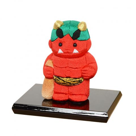 No.1077-B 鬼くん(赤) 木目込み人形 手芸キット 布付き 桐塑ボディ ギフトに最適