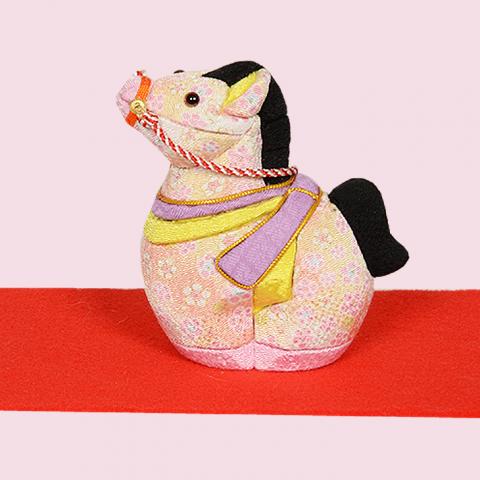 木目込み人形 布付き 手芸キット No.2604-B　晴れやか (ピンク)