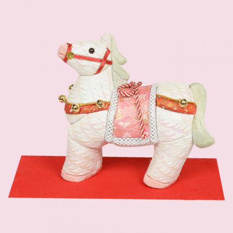 木目込み人形 布付き 手芸キット No.2619-B　 吉祥 (白)