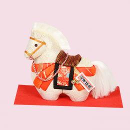 木目込み人形 完成品 No.2609-A 六寿 (白)