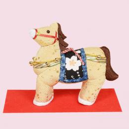 木目込み人形 完成品 No.2618-A　吉祥 (ベージュ)