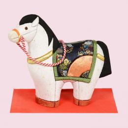 木目込み人形 完成品 No.2623-A　優美(白)