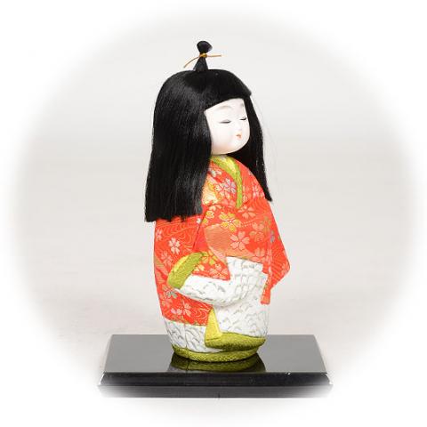 ギフトに最適な 木目込み人形 No.1039-2-A 【童女】 完成品
