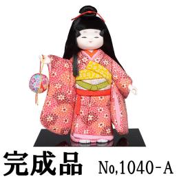 ギフトに最適な 木目込み 童人形 No.1040-A 【春風(姉)】 完成品