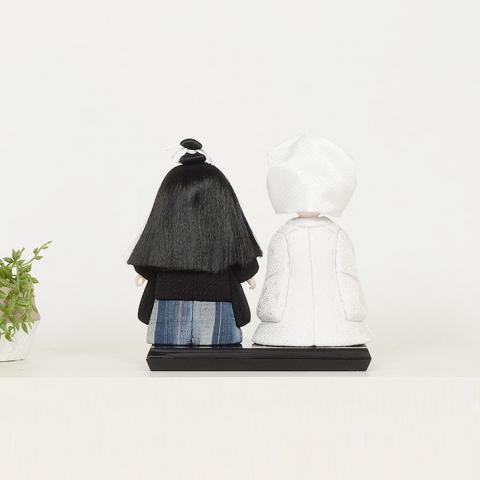 曽根人形 / 木目込み人形 No.1071-A 【花嫁・花婿】 完成品