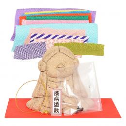 ギフトに最適な木目込み人形 No.1068-B 【あまびえ(レインボー)】 布付き手芸キット