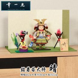 No.504-118 五月人形 幸一光 子供大将 白緑威し 【晴 ーはれー】