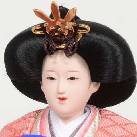 No.302-85 雛人形 親王飾り 美結 ひな人形 有職 芥子サイズ 平飾り